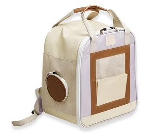 Mochila para Mascotas Plegable, Ligera, Lavable, de Poliéster, Cómoda, con Capacidad para 5 kg - Color Morado Taro - Product Image 1