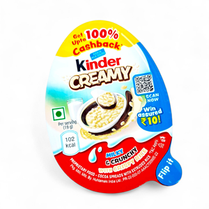 Barres chocolatées Kinder Creamy Milky & Crunchy 19g, saveurs assorties, vente en gros, en vrac, originales, importées, friandises pour enfants - Product Image 1