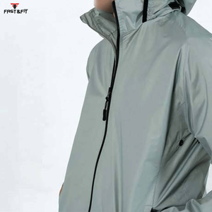 Customized Winter Lightweight Breathable Waterproof Windbreaker Canvas Stand Collar Plus Size Front Logo <b>Jacket</b> - Product Image 6