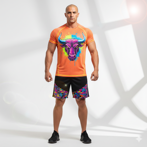 Camiseta de Algodón Suave con Cuello Redondo para Hombre, Verano, Casual, Moda, Gimnasio, Fitness, Venta Caliente, Impresión Personalizada, Servicio de Pedidos al por Mayor OEM - Product Image 4