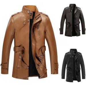 Chaqueta de cuero de motocicleta para hombre, nueva chaqueta de cuero de otoño personalizada para hombre, transpirable y de secado rápido, hecha a medida, OEM - Product Image 1