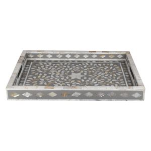 อินเดียธรรมชาติไม้ให้บริการถาดตกแต่งบ้านถาด - Product Image 4