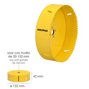 Corona per Sega Bimetallica Ø 152 mm. - Product Image 2