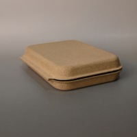 Custom Biodegradable Eco-Friendly Recyclable Molded Pulp Soap Box Paper Edge Protector for Handmade Bar Soap Packaging Tray