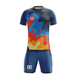 Ropa Deportiva de Poliéster de Secado Rápido de Alta Calidad, Conjunto de Uniforme de Fútbol para Hombre, Camisetas de Fútbol Personalizadas - Product Image 4