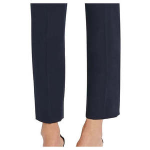 Pantaloni Eleganti da Donna DKNY a Vita Alta con Bottoni Blu Taglia 12 - Antipiega Traspiranti, Modelli Svasati e a Matita per l'Ufficio - Product Image 3