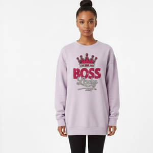 Women casual oversized sweatshirt loose fit warm soft fabric perfect everyday wear street style trendy comfortable outfit - Product Image 5