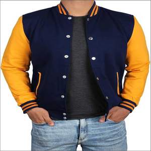 Unisex Premium Quality Wool Leather Varsity Jacket Custom Factory <b>Directly</b> Baseball Letterman Style Vintage Winter Solid - Product Image 4