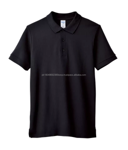 Polos Unisex de algodón 100%, polos transpirables a la moda, fabricante de polos, Color sólido de alta calidad para hombre, informales en blanco - Product Image 5