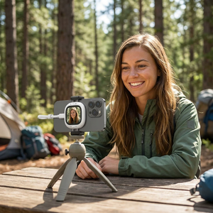 Écran de contrôle magnétique pour selfies <span class=keywords><strong>iPhone</strong></span> et Android, écran de mise en miroir pour vlog et selfies, moniteur pour vlog et diffusion en direct - Product Image 5