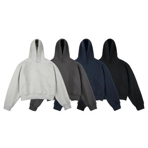 Sweat-shirts à capuche pour hommes, mode hiver, 9 couleurs, coupe classique, 100% coton, haute qualité, logo personnalisé, respirant - Product Image 1