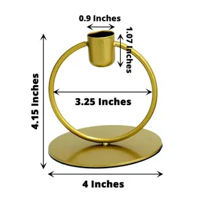 New Style Candle Light Holder Metal in Iron <b>Wax</b> Retro <b>Melting</b> <b>Wax</b> Candle Lamp Simple Table Lamp Fragrance Light Candle Stand - Product Image 2