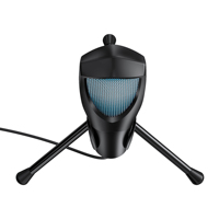 Microphone USB à condensateur RGB avec prise de son directionnelle et suspension antichoc pour le gaming, l'enregistrement, les podcasts et les diffusions en direct sur ordinateur