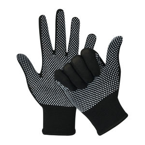 Guantes de trabajo de punto de nailon de algodón blanco cómodos de alta calidad puntos de PVC Palm deportes ciclismo mitones uso diario al aire libre invierno - Product Image 5