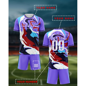 Camiseta de fútbol americano hecha a medida de alta calidad, Camiseta corta de equipo de sublimación impresa, camiseta de fútbol y fútbol americano Premium - Product Image 4