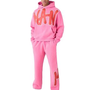 Nouveau survêtement pour homme avec impression en relief cousue, sur mesure, anti-rides, respirant, de haute qualité, avec prix de gros - Product Image 1