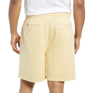 Shorts de sport décontractés pour hommes personnalisés 2026, haute qualité, 100% coton, logo imprimé, respirant, fermeture à cordon, course à pied - Product Image 4