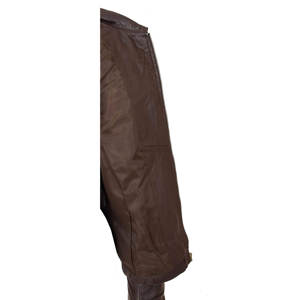 Veste en cuir marron pour femmes personnalisée en peau de mouton véritable automne mode moto manteaux tenues d'hiver vêtements veste Y2k - Product Image 5