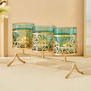 Best Quality Metal Candle <b>Holder</b> Customized Table Dinner Decorative Metal <b>Candlestick</b> <b>Holder</b> Gold Finished Candle Mold - Product Image 1
