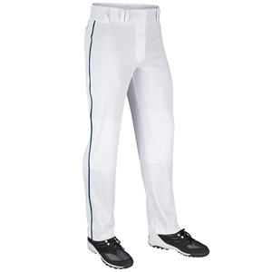 Pantalons de baseball pour hommes avec passepoil noir et tissu extensible haute performance pour une durabilité maximale lors des matchs professionnels - Product Image 3