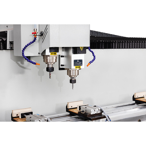 Machine de perçage et de fraisage CNC industrielle de haute précision JUNDE ZX3500-6, profil en aluminium, déplacement de 3000 mm, double porte-outil - Product Image 3