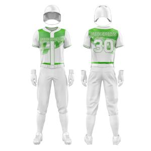 ชุดเครื่องแบบเบสบอลและซอฟต์บอลชุดเสื้อกางเกงโพลีเอสเตอร์ออกแบบได้ตามต้องการสไตล์ใหม่ล่าสุด - Product Image 2