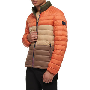 Chaqueta de Invierno para Hombre de Alta Calidad, de Poliéster/Nailon, con Revestimiento Impermeable en la Parte Delantera, Cuello Alto y Grueso - Product Image 3