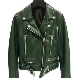 Chaqueta de Cuero para Mujer, Diseño Clásico 2025, Alta Calidad, en Venta - Product Image 1