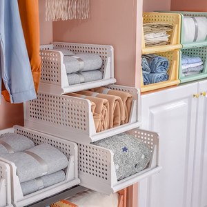 Tổ chức tủ quần áo stylera (Gói kích thước cực lớn gồm 2 miếng, Màu Trắng) tổ chức đa năng cho quần áo, có thể gập lại - Product Image 6