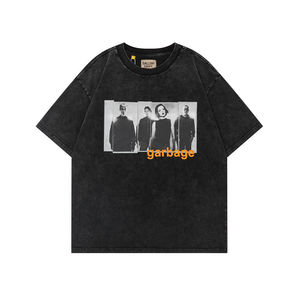 Personalizable de alta calidad 100% algodón Regular Fit Diseño original Cuello redondo Camiseta de manga corta para hombres Mujeres Impresión digital - Product Image 4