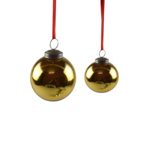 Boule d'ornements de Noël en or à la mode pour les décorations de Noël Boules suspendues de Noël Conception personnalisée disponible - Product Image 6