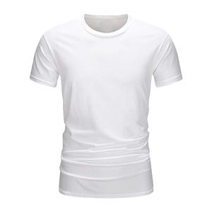 T-shirt d'été en coton pour homme, coupe ajustée, noir, manches courtes, confortable, décontracté, col rond, haut, vêtements pour homme 2026 - Product Image 3