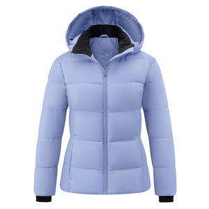 Women's Winter Coat Lightweight Waterproof Puffer Jacket Quilted Short Down Coat for Women Warm Winter Jacket - Product Image 3