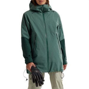 Veste de ski personnalisée OEM pour femmes avec tissu imperméable respirant, couche intérieure isolée, impression et étiquetage de logo - Product Image 5