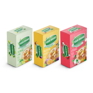 Bebida de la mejor calidad, maracuyá, té helado en polvo, té de sabor de grado alimenticio, 15g x 18 palos, embalaje de bolsita personalizado - Product Image 1