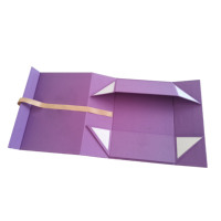 Boîte à perruque Kexin à plat, pliable, avec logo personnalisé, emballage peu encombrant pour extensions de cheveux