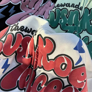 Sudaderas con Capucha Bordadas Personalizadas para Hombre 2025, Nuevo Diseño para Manga Regular, Ropa de Calle de Moda, Estilo Hip Hop - Product Image 4