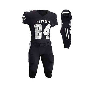 Personnalisable Jeunesse Football Américain Jersey Team Sets Short Sleeve Mesh Uniform avec Sublimation Design American Sports Wear - Product Image 4