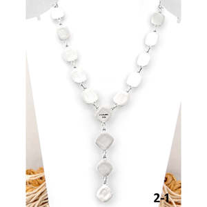 Collier artisanal Southwest Golden Hills géométrique en turquoise et argent sterling pour cadeau - Product Image 4