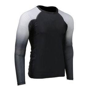 Camiseta de Manga Larga con Logotipo Personalizado de Primera Calidad, Secado Rápido, Ecológica, Transpirable, para Entrenamiento en Gimnasio, Deportes de Contacto, BJJ, MMA, para Hombre - Product Image 5