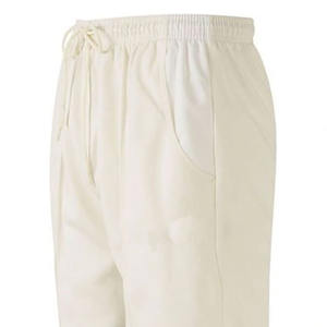 Wholesale Customized Men <b>White</b> Polyester <b>Cricket</b> Training <b>Trouser</b> for Sale Men <b>White</b> Team Wear <b>Cricket</b> <b>Trousers</b> - Product Image 4