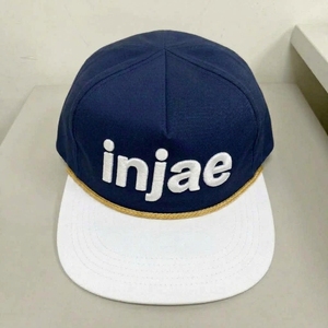 Casquette de golf non structurée à 5 panneaux, visière plate, broderie 3D, OEM ODM, marque privée, vente en gros, faible MOQ - Product Image 1