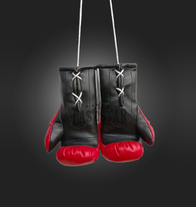 Mini guantes de boxeo personalizados OEM al por mayor, llavero de cuero PU, Bandera de país, adorno colgante para coche para uso en exteriores, fabricado en EE. UU. - Product Image 3