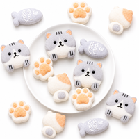 Bonbons Gélifiés Halal en Forme de Poisson Chat, Saveur Fruitée, Vente en Gros, Fabricant Personnalisé, Boîte Thème Dessin Animé TikTok