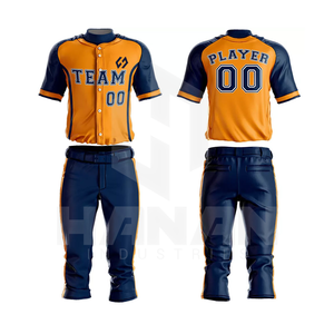 Conjuntos de uniformes ligeros para equipos de béisbol: colores y diseños personalizados OEM disponibles a buen precio desde Pakistán - Product Image 6