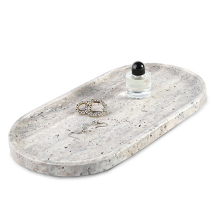 Elegante Bandeja de Mármol para Servir con Bandeja Decorativa Pulida para Cocina, Mesa de Centro, Decoración de Sala de Estar, Decoración de Fiestas - Product Image 1