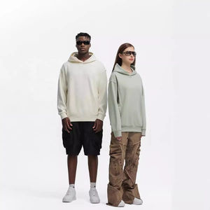 Sudaderas con capucha de alta calidad, 380 g/m², 61,9 % algodón, 38,1 % poliéster, otoño invierno, unisex, lisas, con bolsillos interiores, para hombre y mujer - Product Image 4