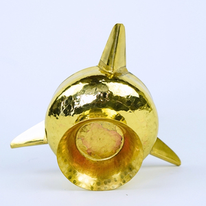 ที่เขี่ยบุหรี่ทองเหลืองดีไซน์วินเทจคลาสสิกสัมผัสทันสมัยสำหรับโฮมออฟฟิศหรือพื้นที่สูบบุหรี่ไร้กาลเวลาสำหรับการตั้งค่าใดๆ - Product Image 4