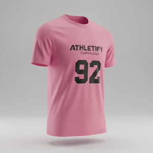 Camiseta de Fútbol Personalizada 100% Poliéster con Nombres de Jugadores, Números, Logotipos de Equipos y Diseño de Media Manga - Product Image 1