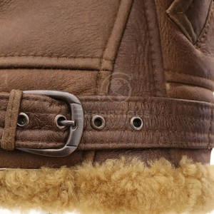 Wholesale Plus Size Breathable Leather Fur <b>Jacket</b> Outdoor Use Top Selling Cheap Price Men's Winter <b>Jacket</b> Front Customizable - Product Image 5